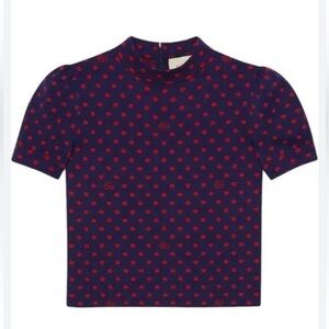 Gucci polka dots print top